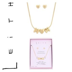🌟 Leith MOM Necklace and Earring Set